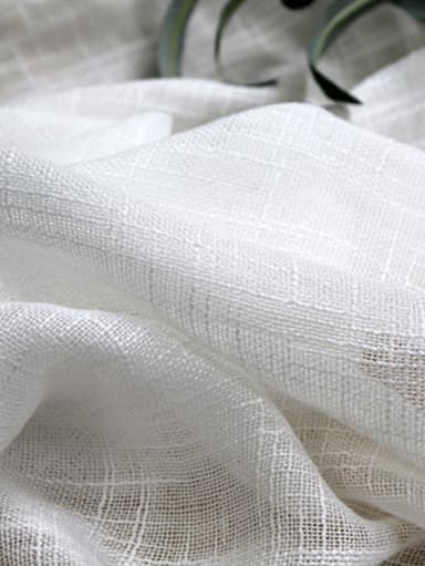 Ruffle kort gardin Hvit 60x40 cm