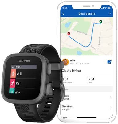 Garmin Bounce smartklokke til barn (sort)