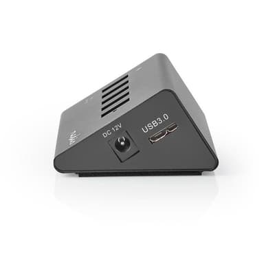 Nedis USB-hub | USB Micro-B Female | USB-A Hun | 5-Port port(s) | QC3.0 / USB 3.2 Gen 1 | Nettstrøm drevet / USB-Strøm | 5 Gbps | 5x USB