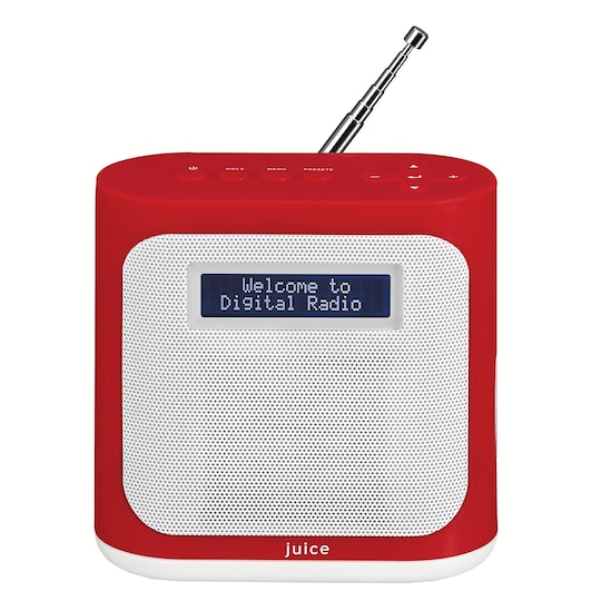Juice Mini bærbar radio SJUMRE14E (rød)