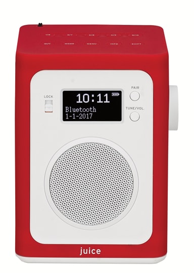 Juice bærbar radio SJUPRE14E (rød) Elkjøp