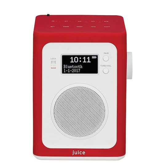 Juice bærbar radio SJUPRE14E (rød)