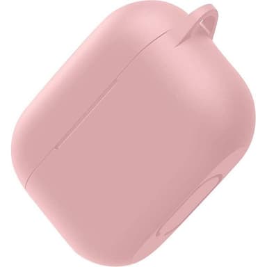 Silikonbeskyttelsesdeksel med krok for Airpods Pro, Pink