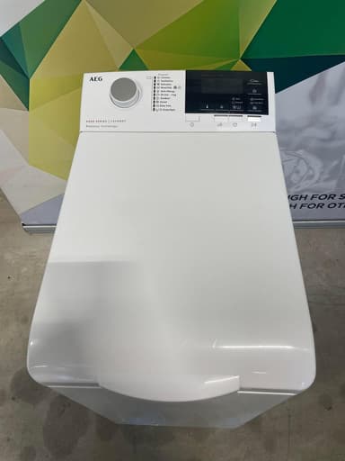 AEG toppmatet vaskemaskin L6TDN641G - brukt