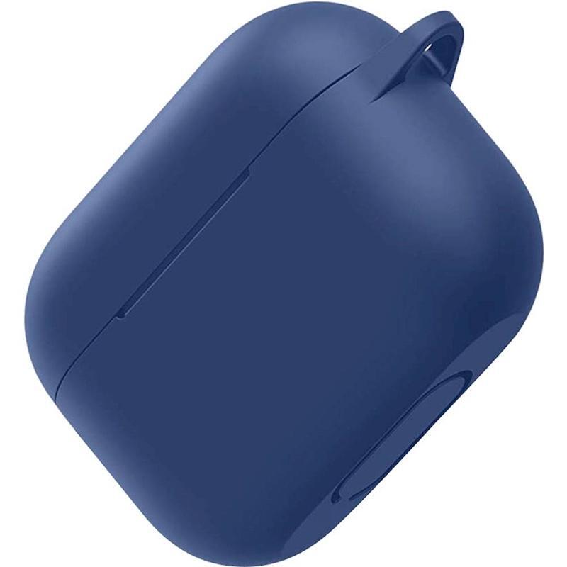 Silikonskall med krok for Airpods Pro, blå