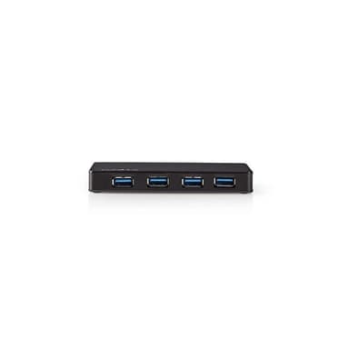 Nedis USB-hub | USB-A Han | 4x USB A Female | 4-Port port(s) | USB 3.2 Gen 1 | Nettstrøm drevet / USB-Strøm | 4x USB