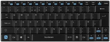 Sandstrøm trådløst Bluetooth tastatur (sort) Mus og Sandstrøm Bluetooth trådløst tastatur | FINN.no