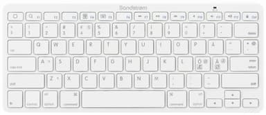 Sandstrøm trådløst tastatur (hvit) Tastatur Elkjøp Sandstrøm Bluetooth tastatur (hvit) Tastatur Elkjøp