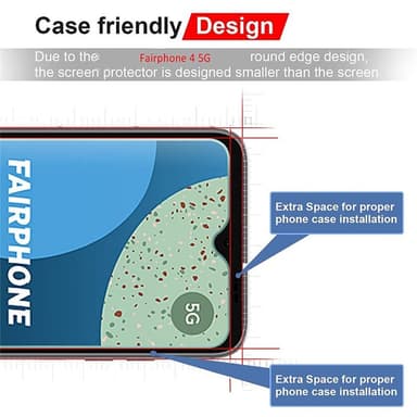 Herdet glass skjermbeskytter Fairphone 4