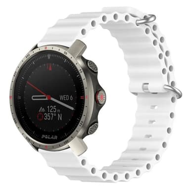 Ocean klokkereim for Polar Grit X Pro - Hvit
