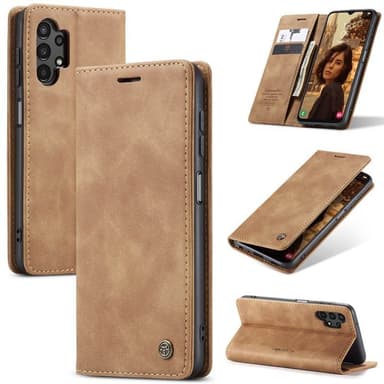 CaseMe Smart Magnet Flipdeksel Samsung Galaxy A24 4G - Brun
