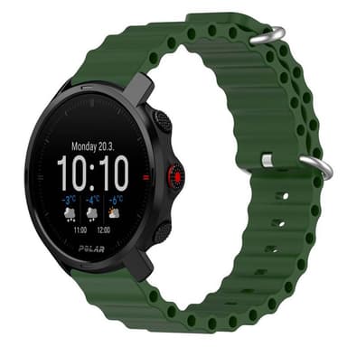 Ocean klokkereim for Polar Grit X - Army