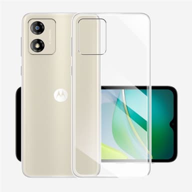 Silikondeksel gjenomsiktig Motorola Moto E13