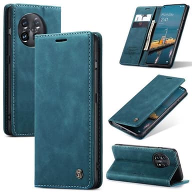 CaseMe Smart Magnet Flipdeksel OnePlus 11 - Blå