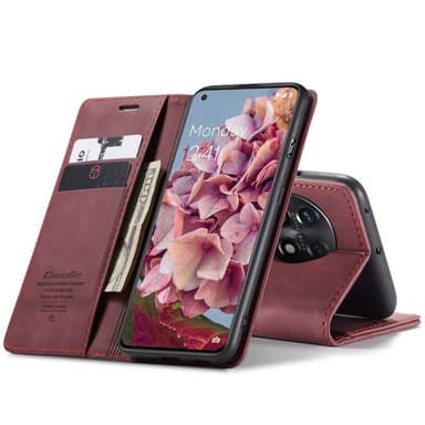 CaseMe Smart Magnet Flipdeksel OnePlus 11 - Burgund