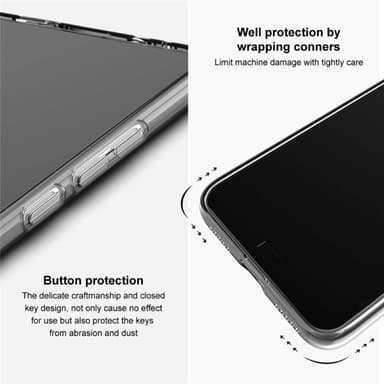 Imak Soft Case UX-5 deksel OnePlus Nord CE 3 Lite - Gjennomsiktig