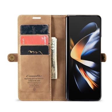 CaseMe Flipdeksel Samsung Galaxy Z Fold 4 - Brun