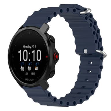 Ocean klokkereim for Polar Grit X - Mørke blå