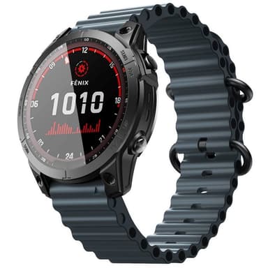 Ocean Armbånd Garmin Fenix 7X - Midnightblue