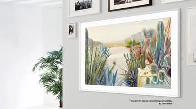 Samsung The Frame 32" ramme (2023/moderne hvit)