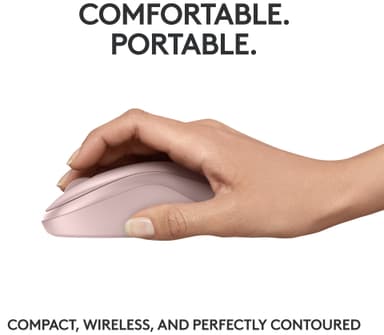 Logitech M240 Silent Bluetooth trådløs datamus (rose)