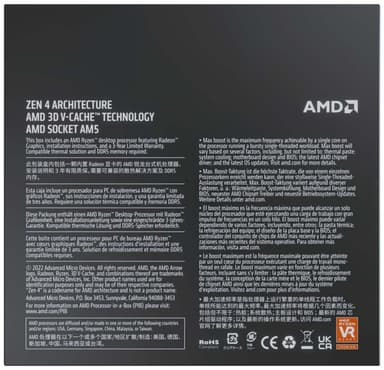 AMD Ryzen™ 7 7800X3D prosessor
