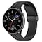 Klokkebånd magnetisk spenne silikon Sort 20 mm Samsung Galaxy Watch 5/5 Pro/4/4 Classic/3 41 mm, Huawei Watch GT3 42 mm/GT2 42 mm, Huami Amazfit GTR 4 Mini/3/2 Mini, Garmin Forerunner 245/245 Music
