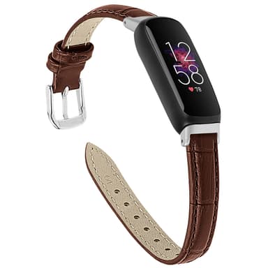 Klockarmband PU-läder Brun Fitbit Inspire / Inspire 2 / Inspire 3 / Inspire HR