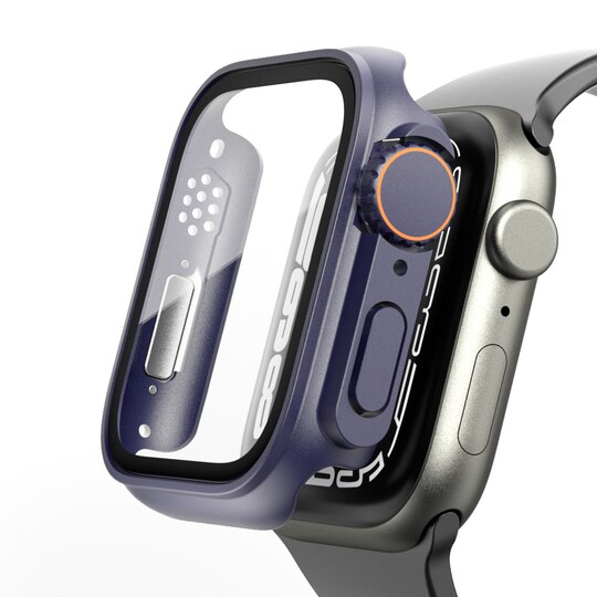Klokkedeksel med skjermbeskytter Apple Watch Ultra 8/7 Mørke blå 45 mm