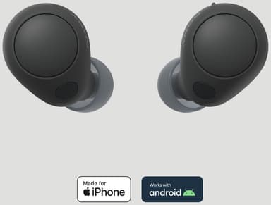 Sony WF-C700N helt trådløse in-ear hodetelefoner (sort)