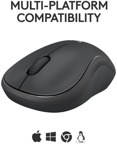 Logitech M240 Silent Bluetooth trådløs datamus (sort)