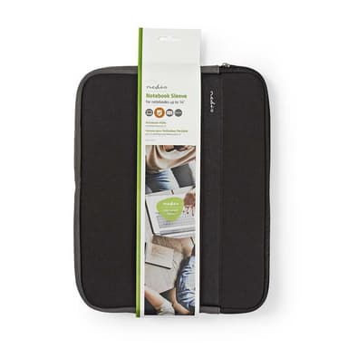 Etui for bærbar PC | 13-14"" | Neopren | Sort/Antrasitt