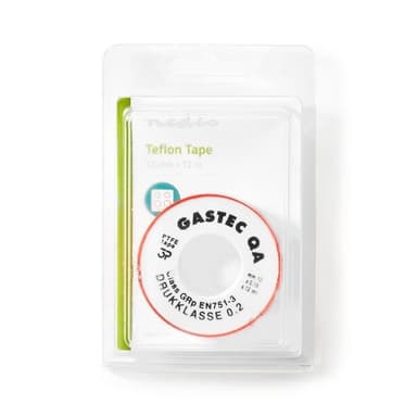 Nedis Bane Seal PTFE Tape | 12.00 m | Apparat: Connection | Hvit / Rød