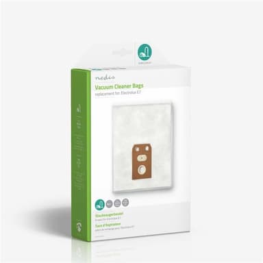 Nedis Støvsugepose- | 4 stk. | Syntetisk | Mest solgt for: Electrolux | Hvit