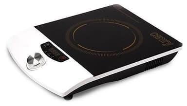 Camry induktionsplatta 1500W - svart/vit