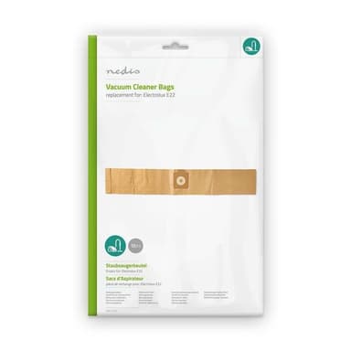 Nedis Støvsugepose- | 10 stk. | Papir | Mest solgt for: Electrolux | Brun