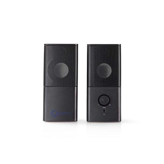 Nedis Gaming Speaker | Høyttalerkanaler: 2.0 | USB-Strøm | 3.5 mm Han | 18 W | Uten Lighting | Volumkontroll | Koblingsutgang: 1x 3.5 mm Audio Out