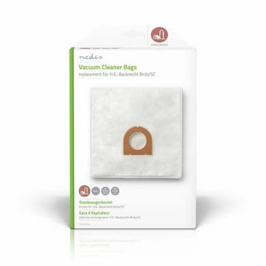 Nedis Støvsugepose- | 4 stk. | Syntetisk | Mest solgt for: H.E.-Bauknecht Birdy/SC | Hvit