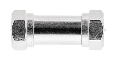 Coaxadapter F F, Han - F, Han Sølv