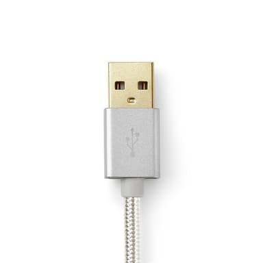 USB 2.0-kabel for synkronisering, lading og AV-støtte | Gullbelagt 2,0 m | USB-C