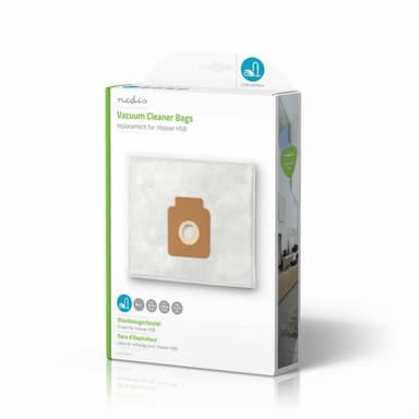 Nedis Støvsugepose- | 4 stk. | Syntetisk | Mest solgt for: Hoover H58 | Hvit