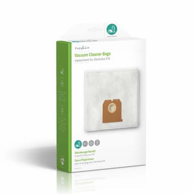 Nedis Støvsugepose- | 4 stk. | Syntetisk | Mest solgt for: Electrolux | Hvit
