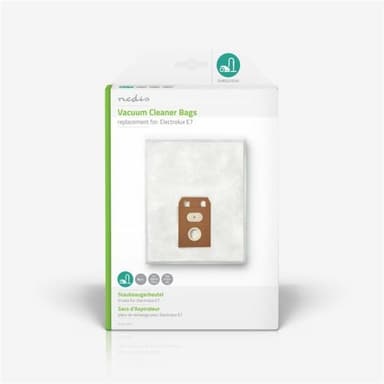 Nedis Støvsugepose- | 4 stk. | Syntetisk | Mest solgt for: Electrolux | Hvit