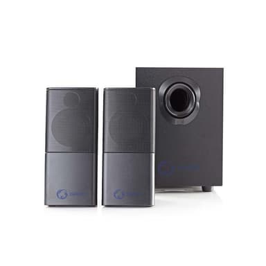 Nedis Gaming Speaker | Høyttalerkanaler: 2.1 | USB-Strøm | 3.5 mm Han | 30 W | Uten Lighting | Volumkontroll