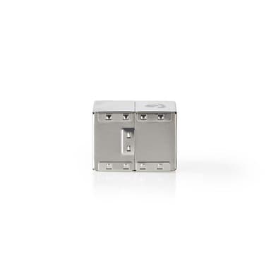 Cat. 6 nettverksadapter | RJ45 (8P8C), hunn - RJ45 (8P8C), hunn||