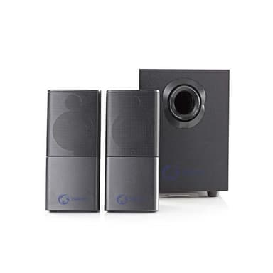 Nedis Gaming Speaker | Høyttalerkanaler: 2.1 | USB-Strøm | 3.5 mm Han | 30 W | Uten Lighting | Volumkontroll
