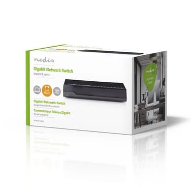 nettverkssvitsj | Kablet hastighet: Gigabit | Antall ethernet porter: 8