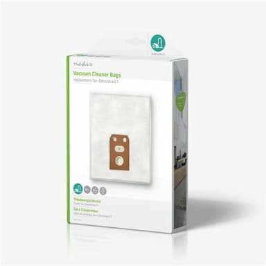 Nedis Støvsugepose- | 4 stk. | Syntetisk | Mest solgt for: Electrolux | Hvit