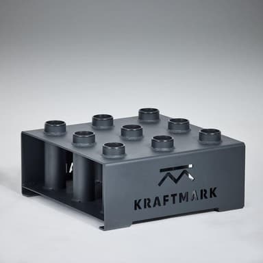 Kraftmark Oppbevaring av treningsutstyr - Vektstangholder 9stk