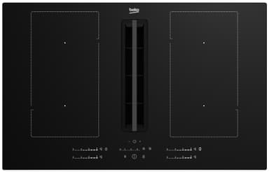 Beko platetopp med ventilator HIXI84701UP innebygd